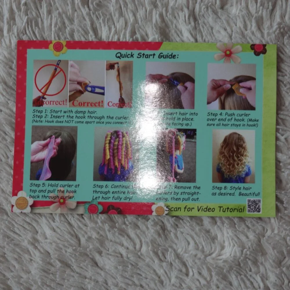 No Heat Curler Corner 27 piece kit for Medium to Long Hair, Like New
